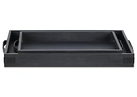Beckett Wood Tray Large Black