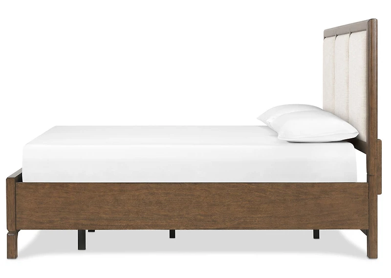 Wickham St Bed -Arwin Br/Yala Tan, KING