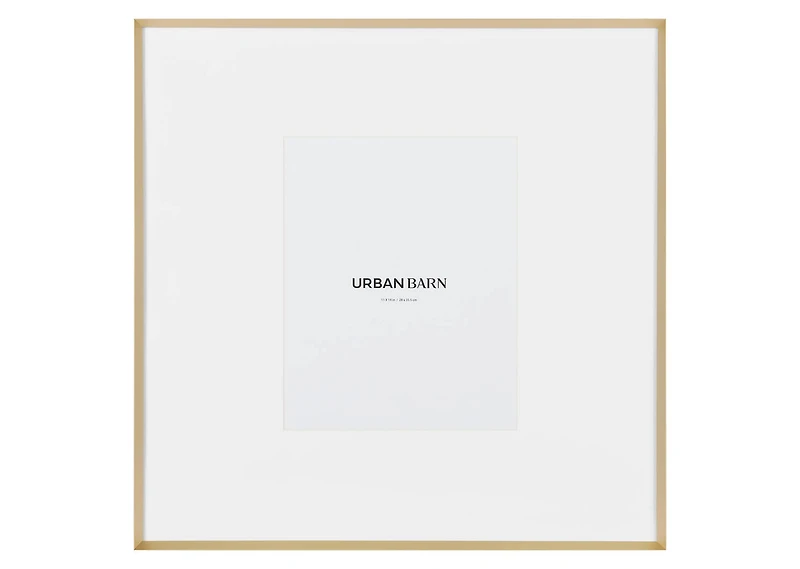Russo Gallery Frame 11x14 Satin Brass