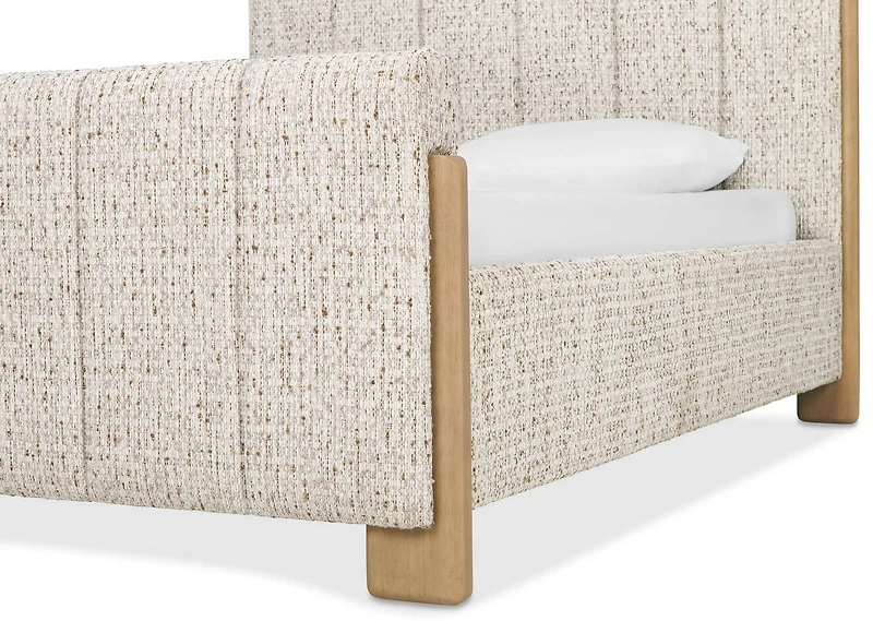 Finnian Bed -Sia Cream, KING