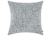 Sasha Pillow 20x20 Light Grey/Sea Blue