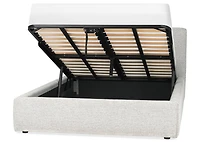 Ewan Storage Bed -Yuri Oyster, QUEEN