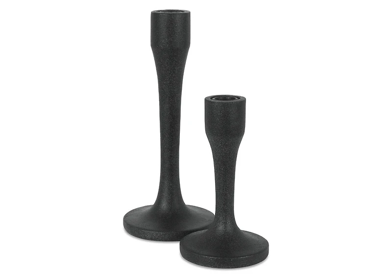 Baffin Candle Holder Short Black