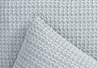 Carlin Cotton Duvet Set King Pale Blue