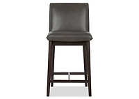 Esmae Leather Counter Stool -Reede Char