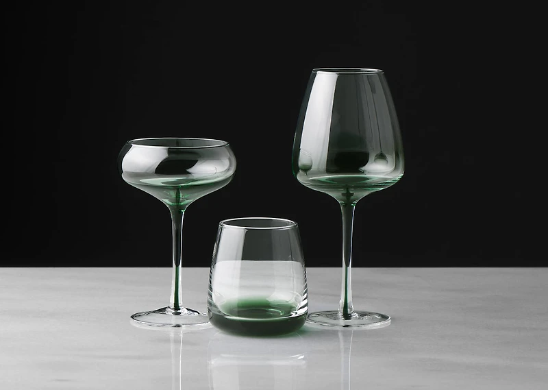 Maris Wine Glass Clear/Green