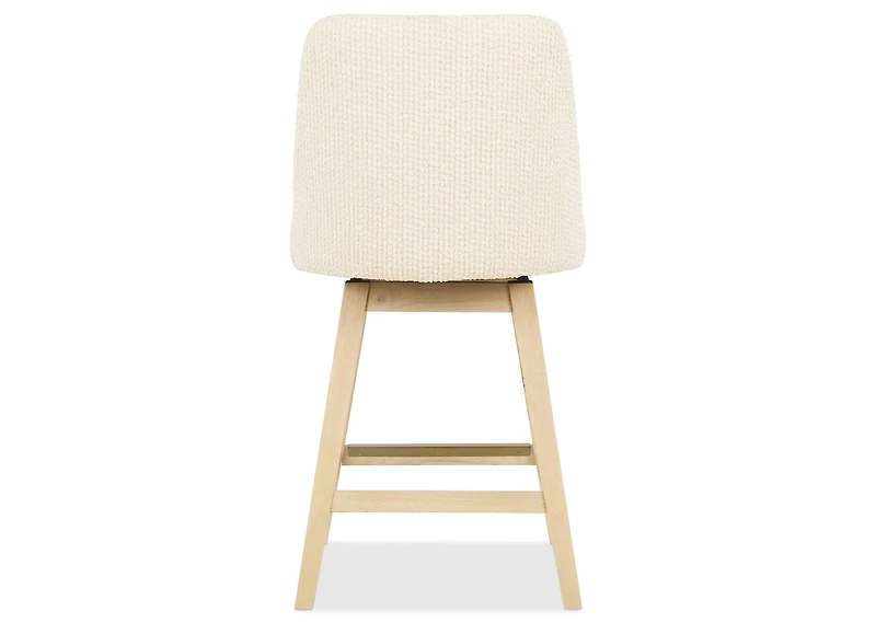 Blair Swivel Counter Stool -Elna Ivory