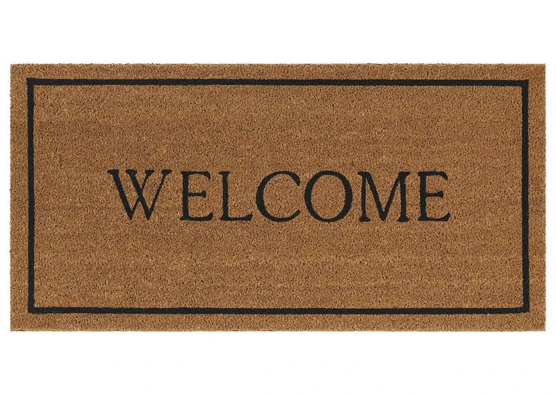 Warm Welcome Doormat Natural