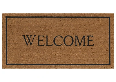 Warm Welcome Doormat Natural