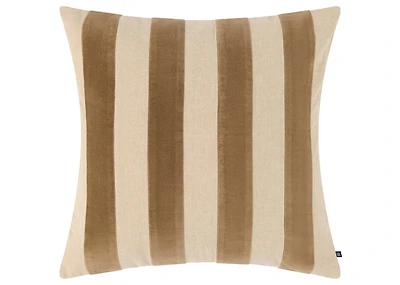 Edith Striped Pillow 20x20 Natural/Fawn