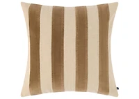 Edith Striped Pillow 20x20 Natural/Fawn