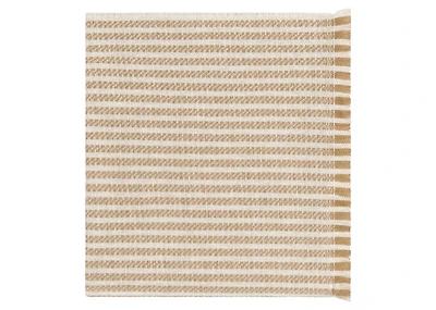 Elliott Stripe Throw Savanna/Ivory