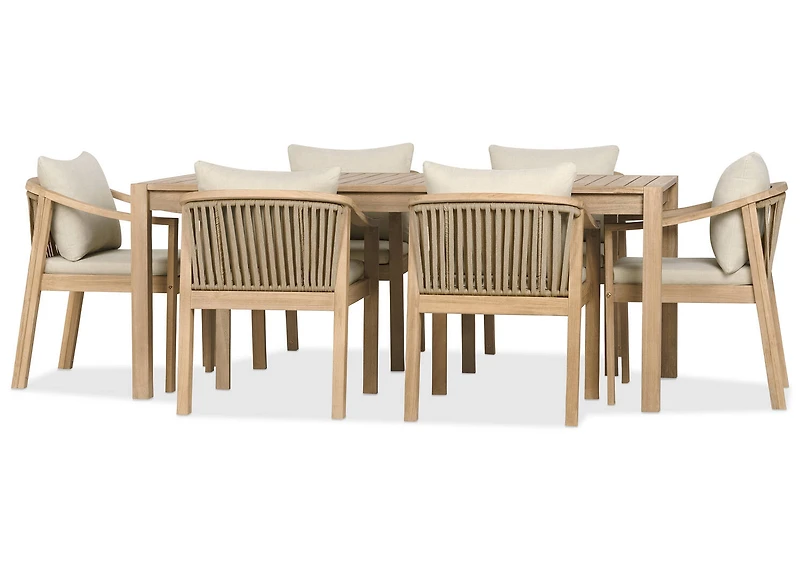 Tulum Outdoor Dining Table -Natural