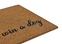 Win a Dog Doormat Natural