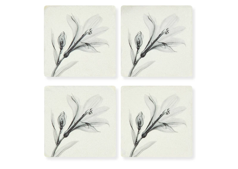 Floral Coaster Set