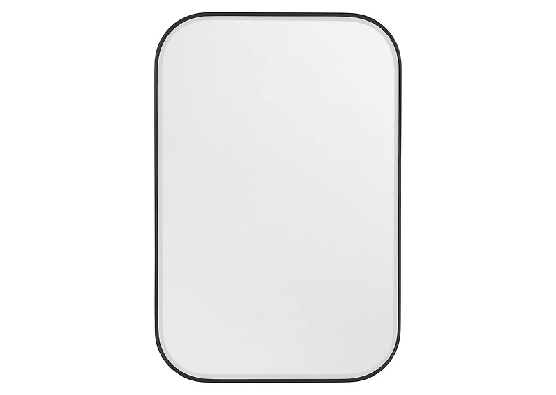 Erika Wall Mirror Rectangle Black