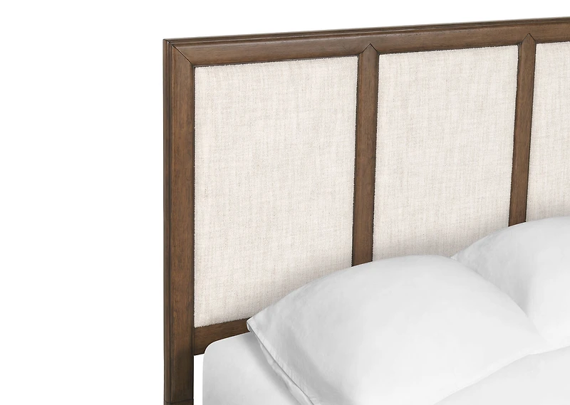 Wickham St Bed -Arwin Br/Yala Tan, KING