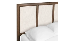 Wickham St Bed -Arwin Br/Yala Tan, KING