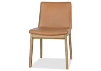 Ciera Leather Dining Chair -Olson Camel