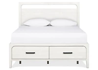 Marisol Storage Bed -Nevin Fog, QUEEN