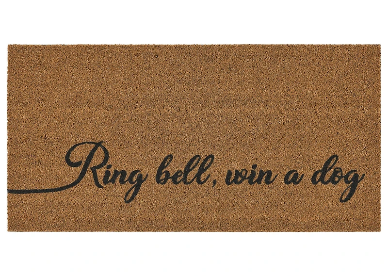 Win a Dog Doormat Natural