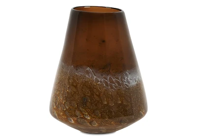 Dagny Vase Short Brown