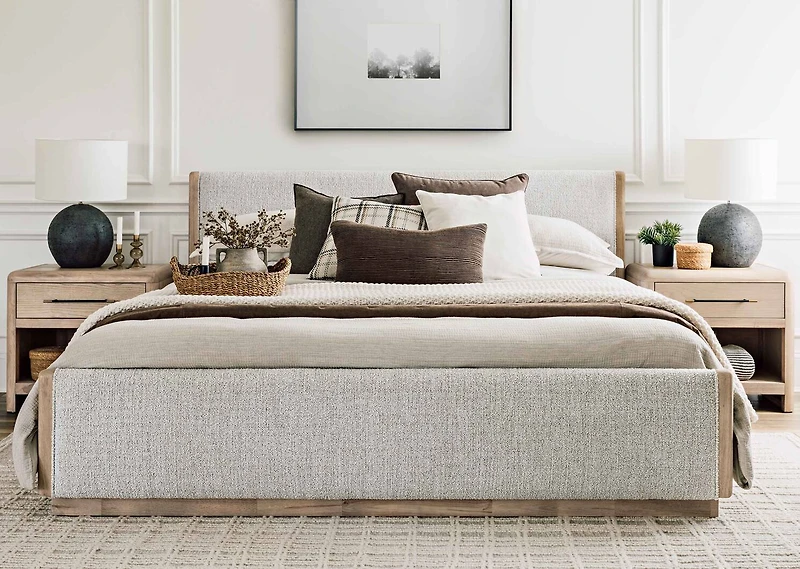 Wallen Bed -Dunn Ginger/Lowen Oat, KING