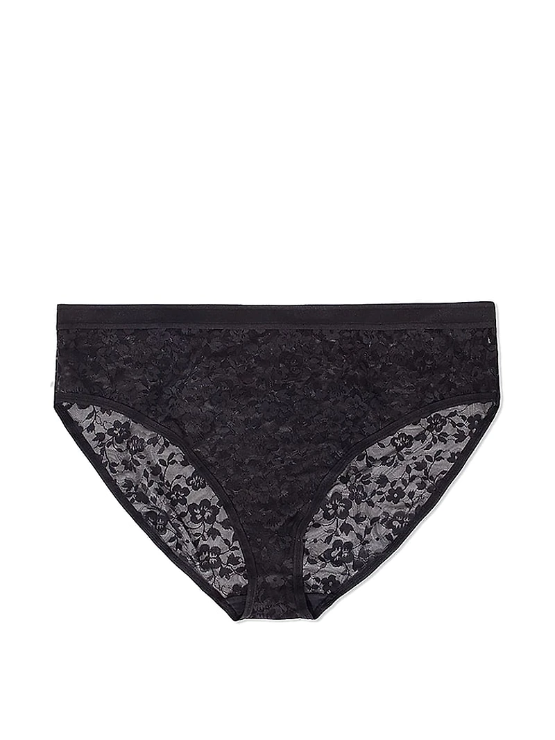 Smooth Lace High Cut Brief