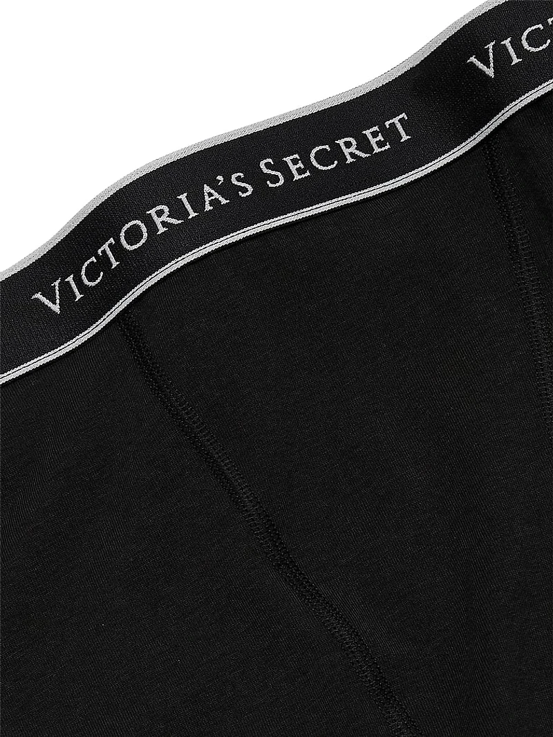 Logo Cotton High-Waist Boxer Brief