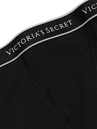 Logo Cotton High-Waist Boxer Brief
