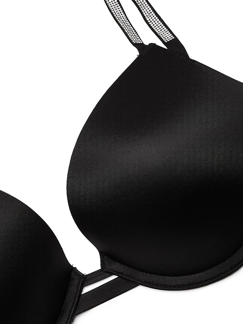 Shine Strap Smooth Push-Up Bra