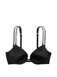 Shine Strap Smooth Push-Up Bra