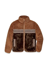 Marlene Sherpa Jacket Heritage Braid