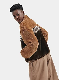 Marlene Sherpa Jacket Heritage Braid