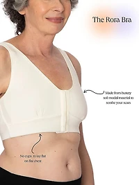 Rora Front-Close Mastectomy Bra