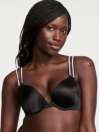 Shine Strap Smooth Push-Up Bra