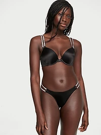 Shine Strap Smooth Push-Up Bra
