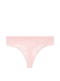 Smooth Lace High Cut Thong