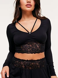 Madelynne Long Sleeve Top + Short Sleep Set