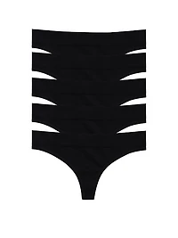 5-Pack Regular Rise Thong Panties