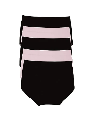 5-Pack Full Coverage Brief Panties