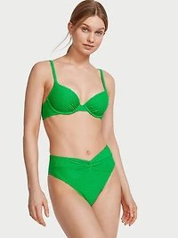 Mix & Match High-Waist Twist Cheeky Bikini Bottom