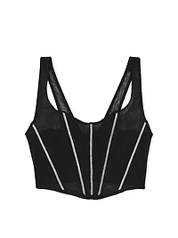 Sheer Shine Corset Top