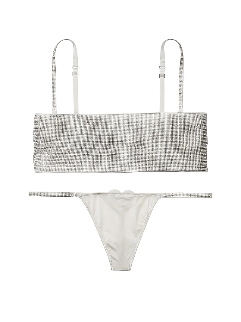 Shine Bandeau Bralette & Panty Set