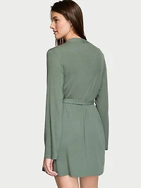 Ribbed Modal Short Robe