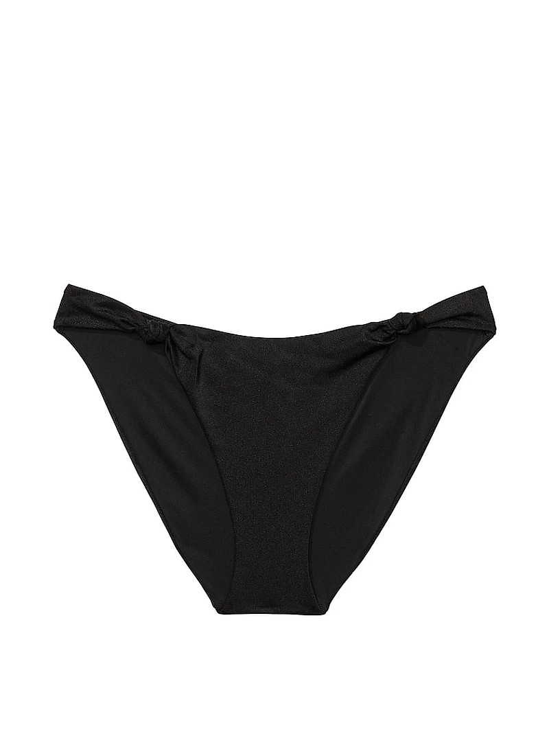 Knotted High-Leg Bikini Bottom