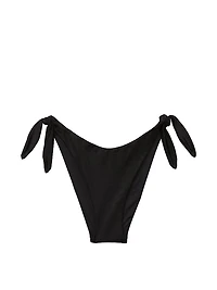Knotted Side-Tie Brazilian Bikini Bottom