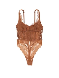 Sugar Coated Rhinestone Wicked Corset Teddy