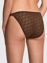 Logo Mesh Strappy Cheeky Panty