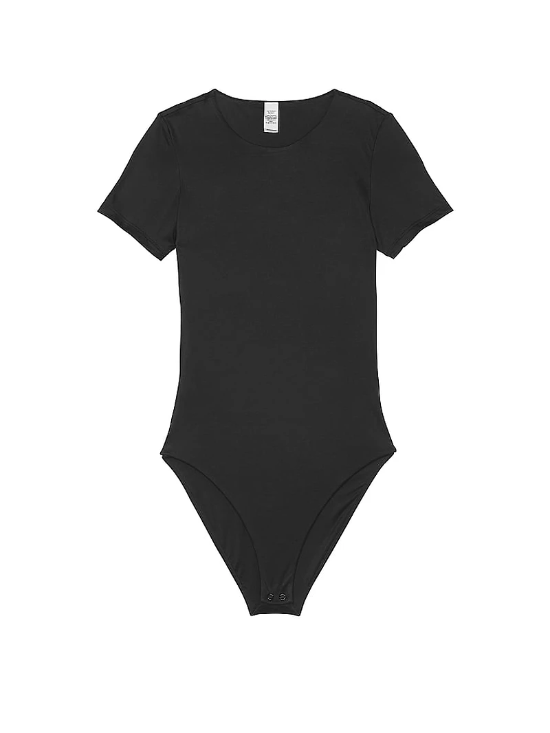Bodywear by Victoria with FeatherSoft™ Innovation Short-Sleeve Bodysuit